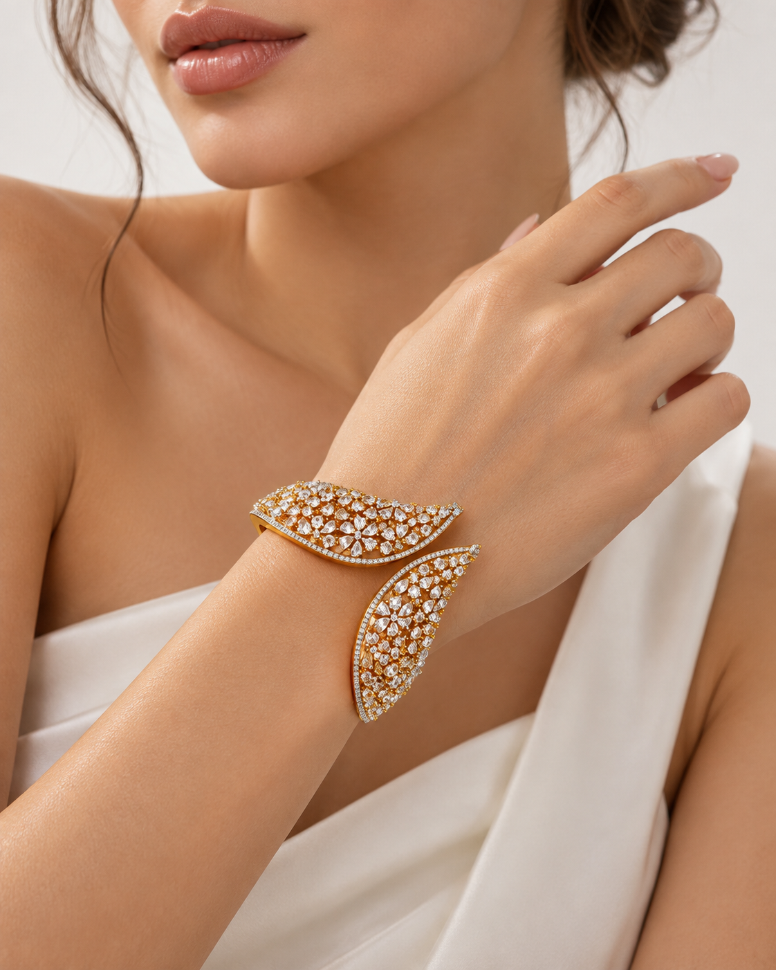 Mariposa Crystal Wing Cuff