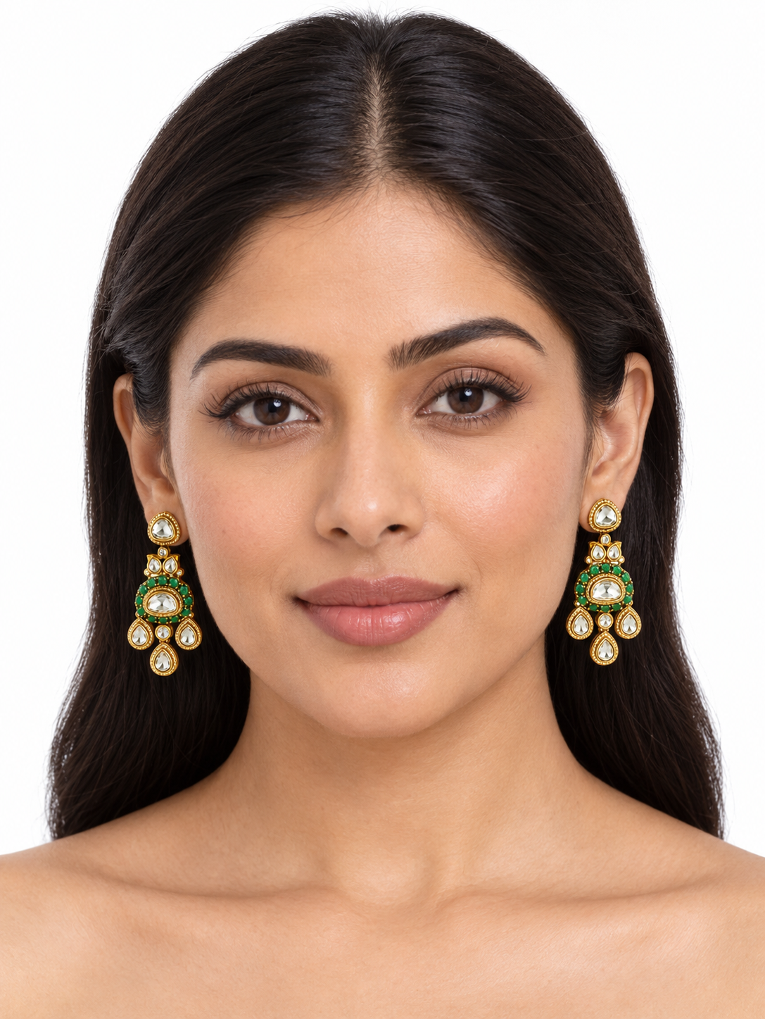 Anita Dewdrop Kundan Earrings