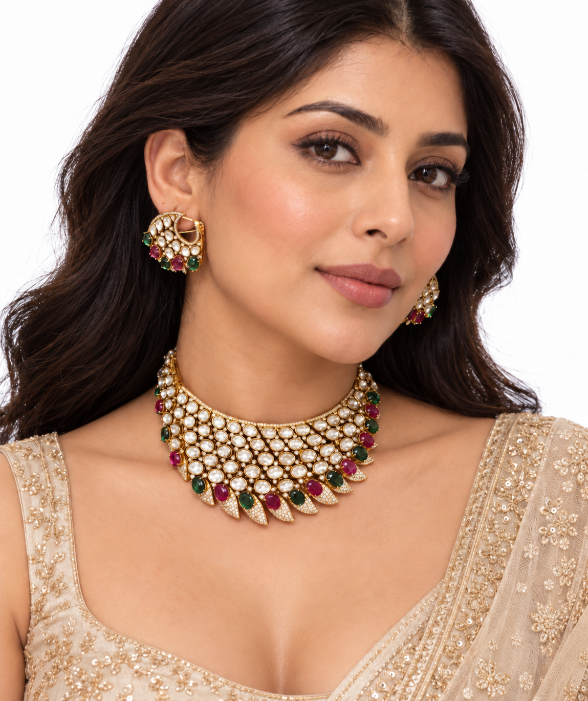 Rangrez Mirror Choker Set