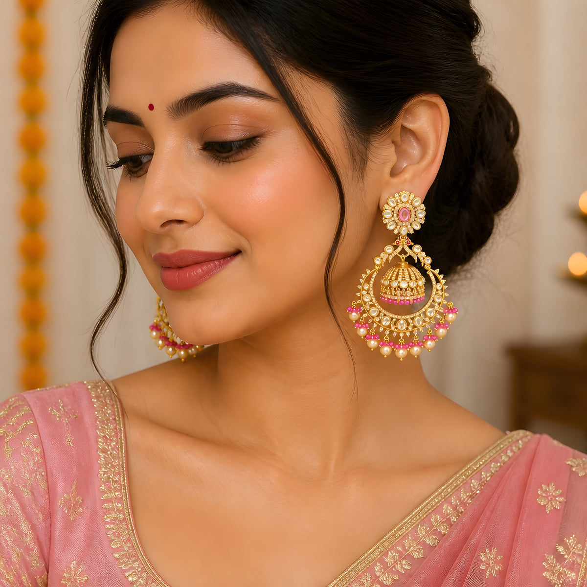 Aarushi Jhumki Chandbalis