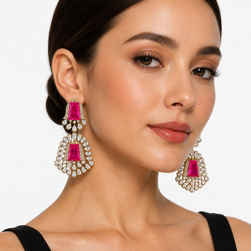Nori Radiance Double-Drop Earrings