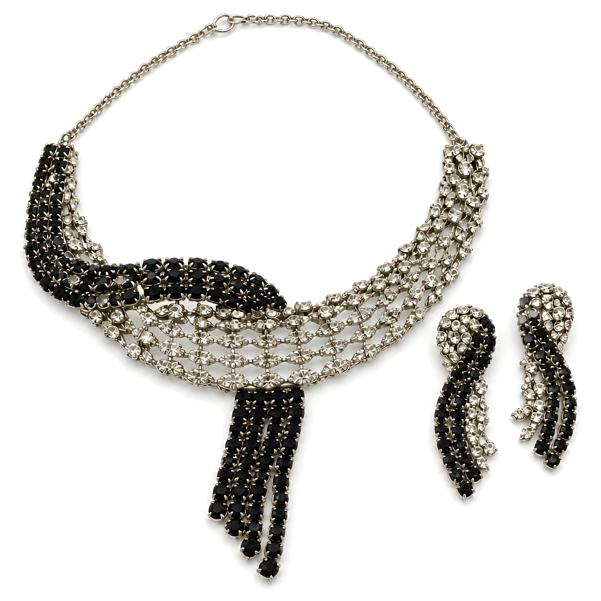 Royal Cascade Statement Necklace Set