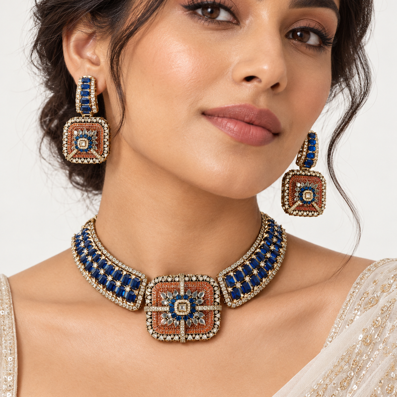 Tavisha Mosaic Choker Set