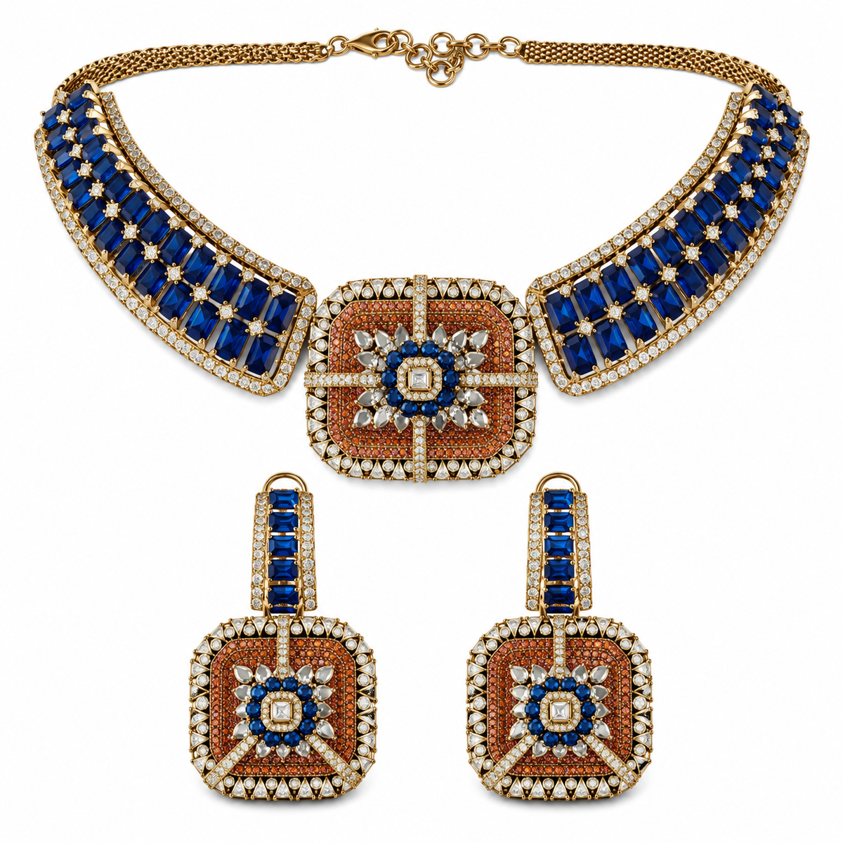 Tavisha Mosaic Choker Set