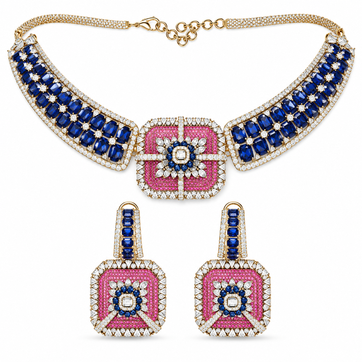 Tavisha Mosaic Choker Set