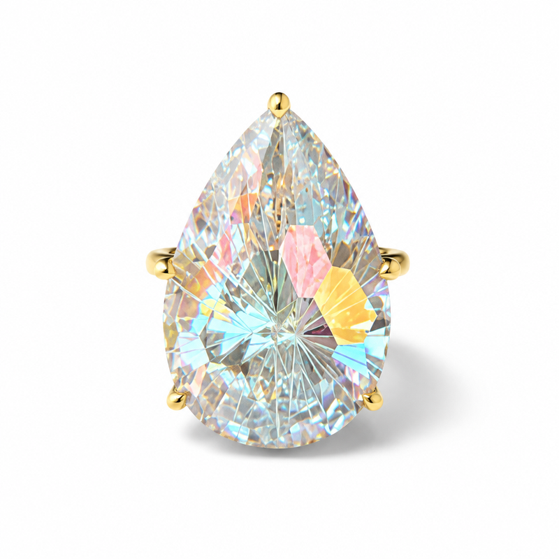 Tavishi Prism Teardrop Ring