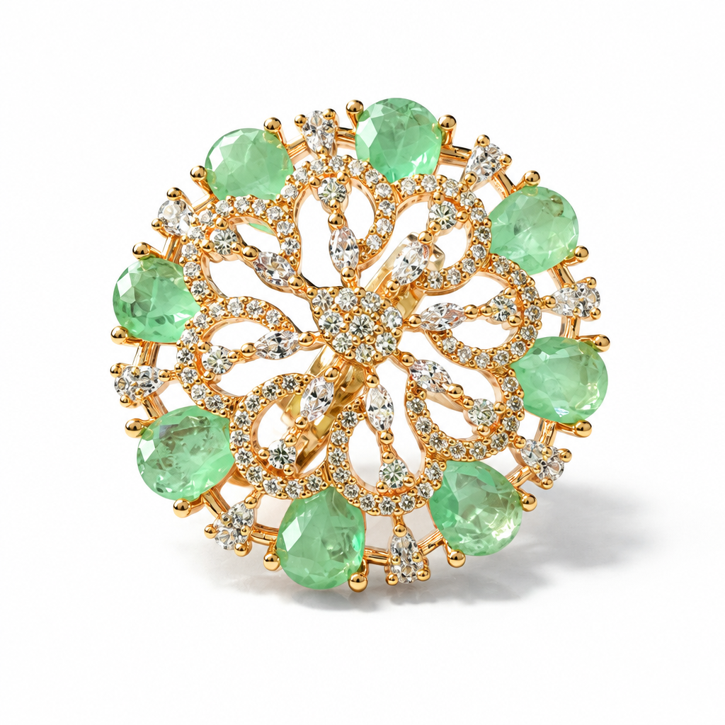 Zinnia Filigree Ring