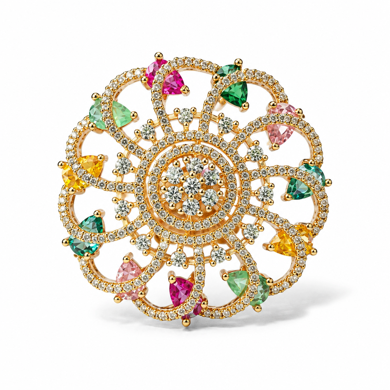 Tarana Radiance Statement Ring