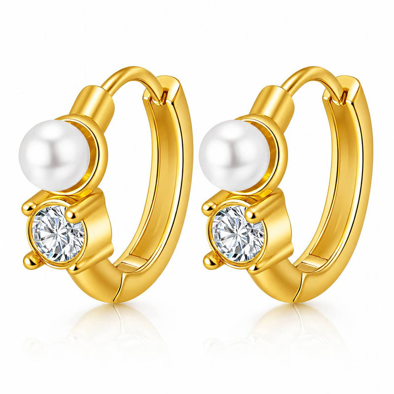 Pearl Priya Sparkle Hoops