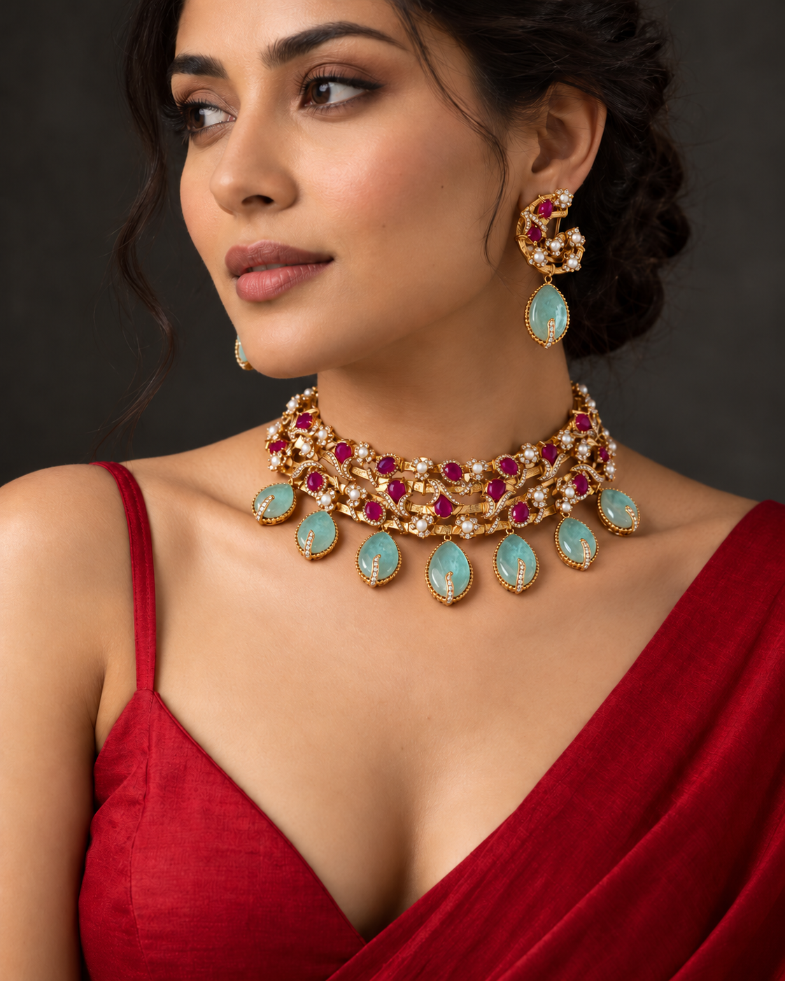 Aamra Gul Choker Set