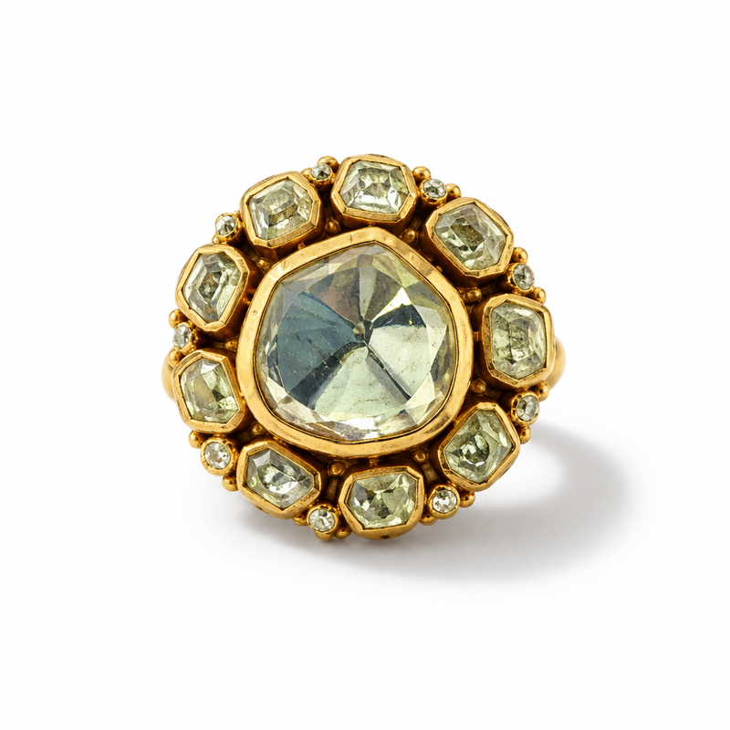 Aaina Halo Statement Ring