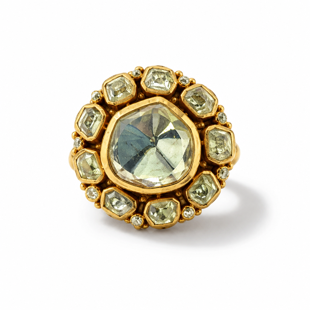 Aaina Halo Statement Ring
