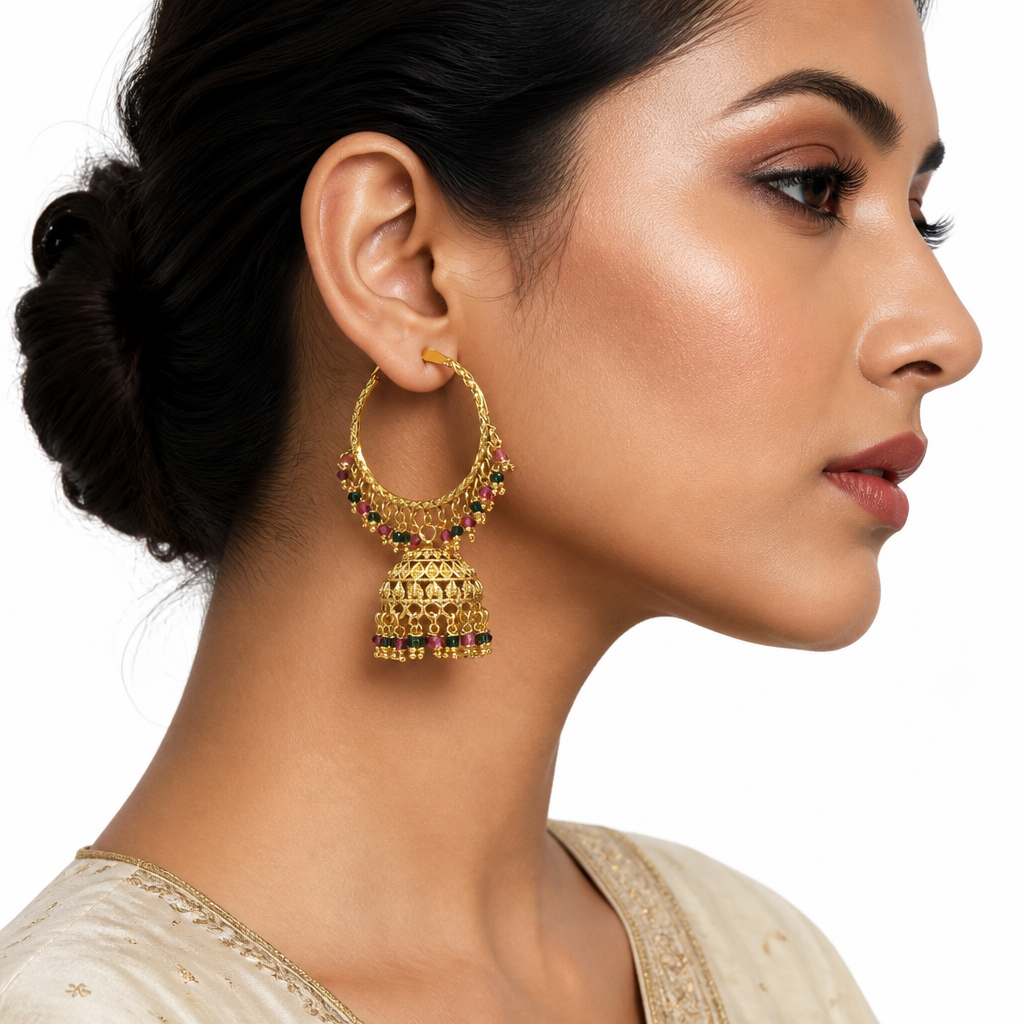 Mira Bell Hoop Jhumkis