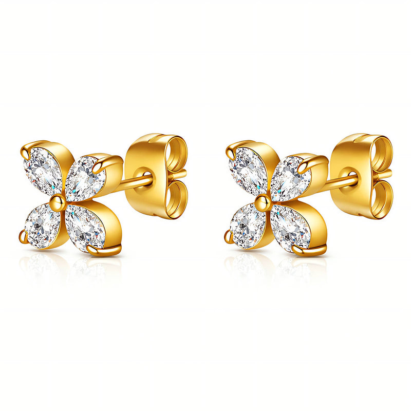 Bella Crystal Blossom Studs