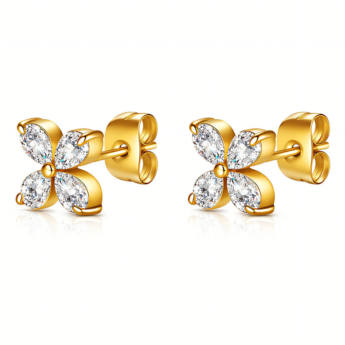 Bella Crystal Blossom Studs