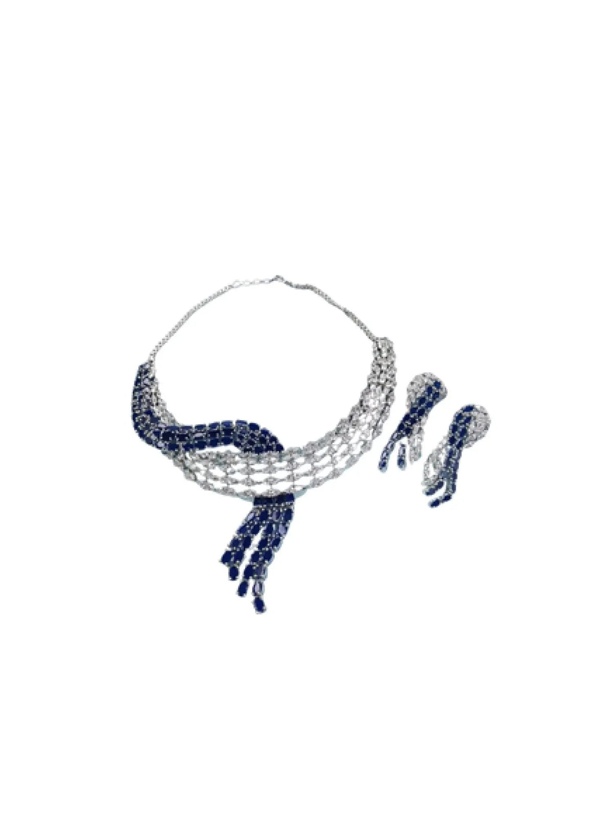 Royal Cascade Statement Necklace Set