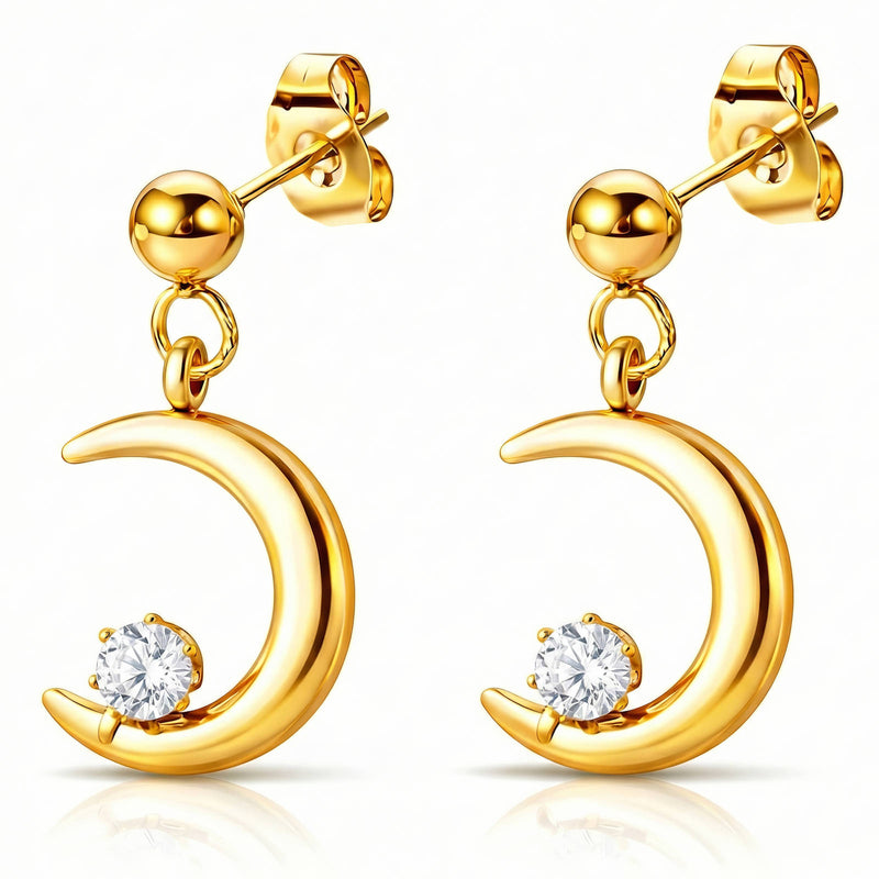 Claire Crescent Drop Earrings