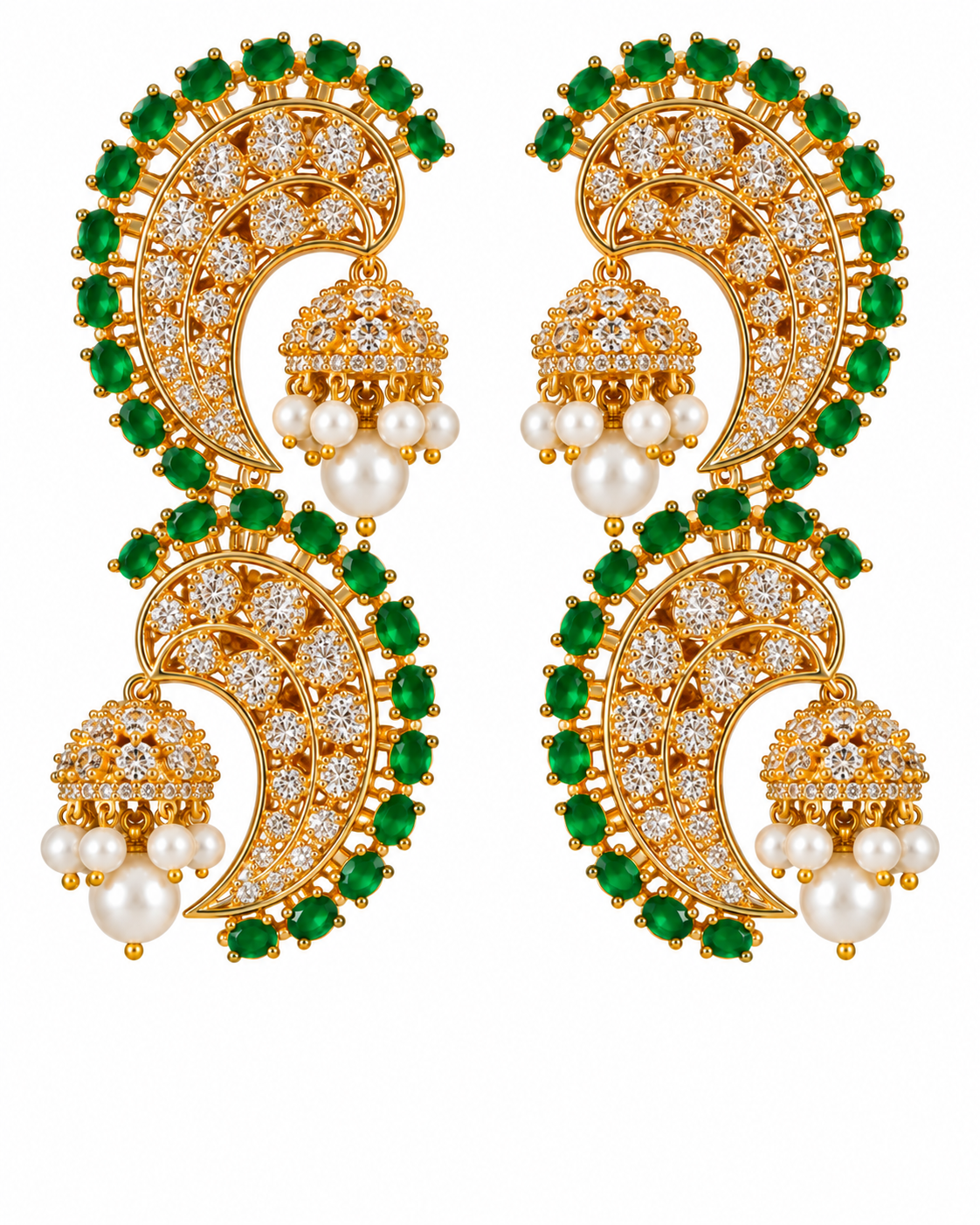 Chand Crescent Jhumkis