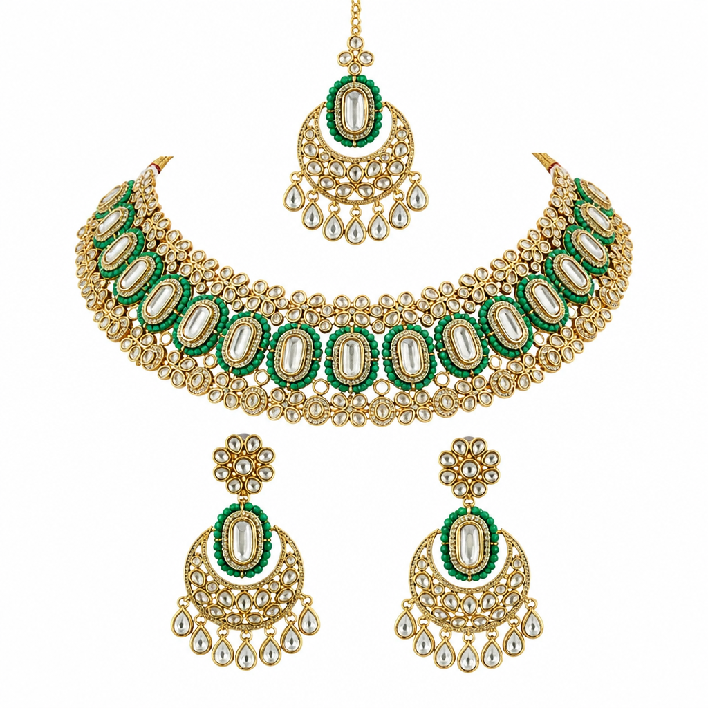 Riya Emerald Set
