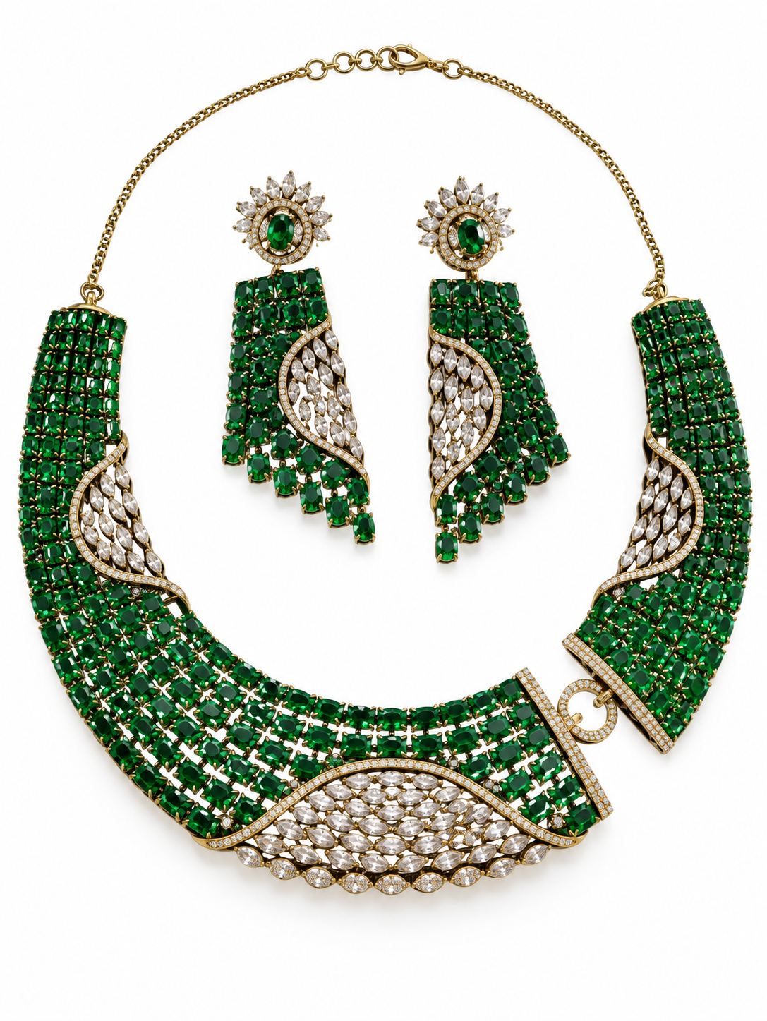 Regal Collar Necklace Set