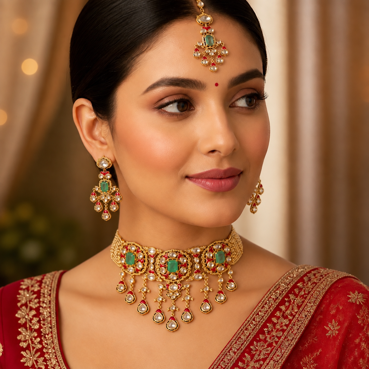 Tina Royal Kundan Set