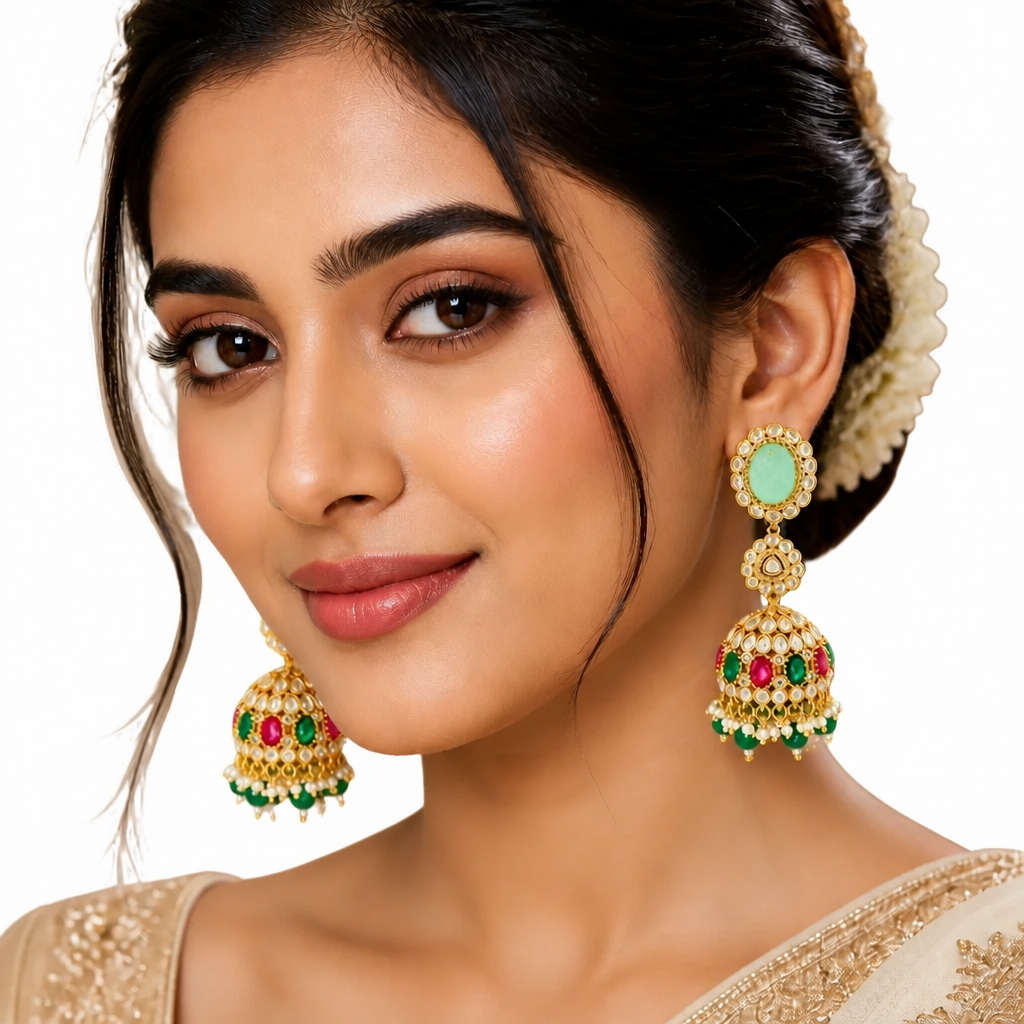 Avni Jewel Dome Jhumkis