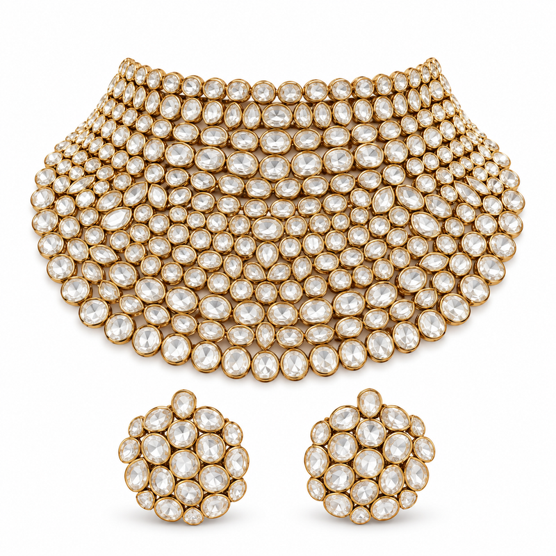 Visha Suneri Kundan Choker