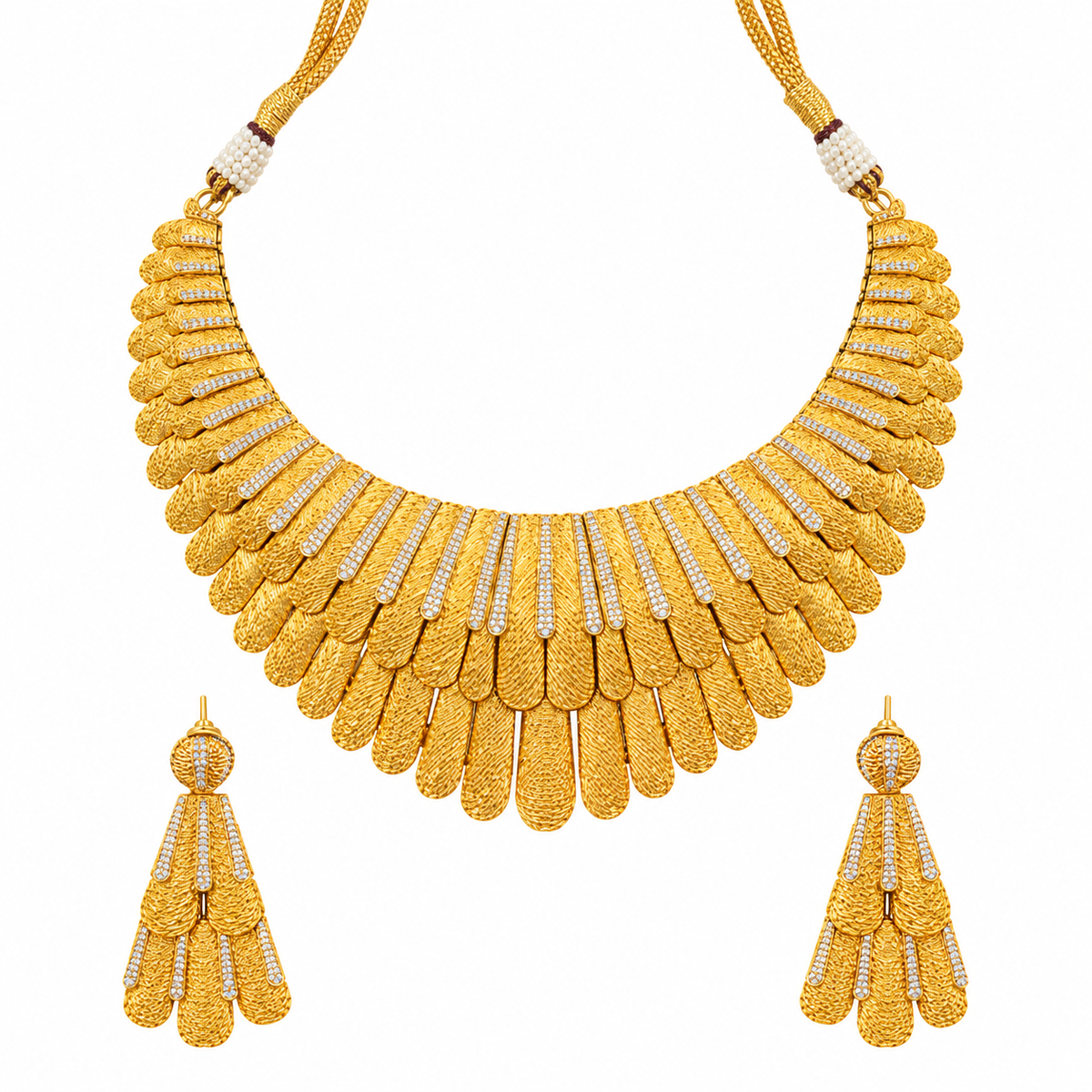 Sunehri Air Necklace Set