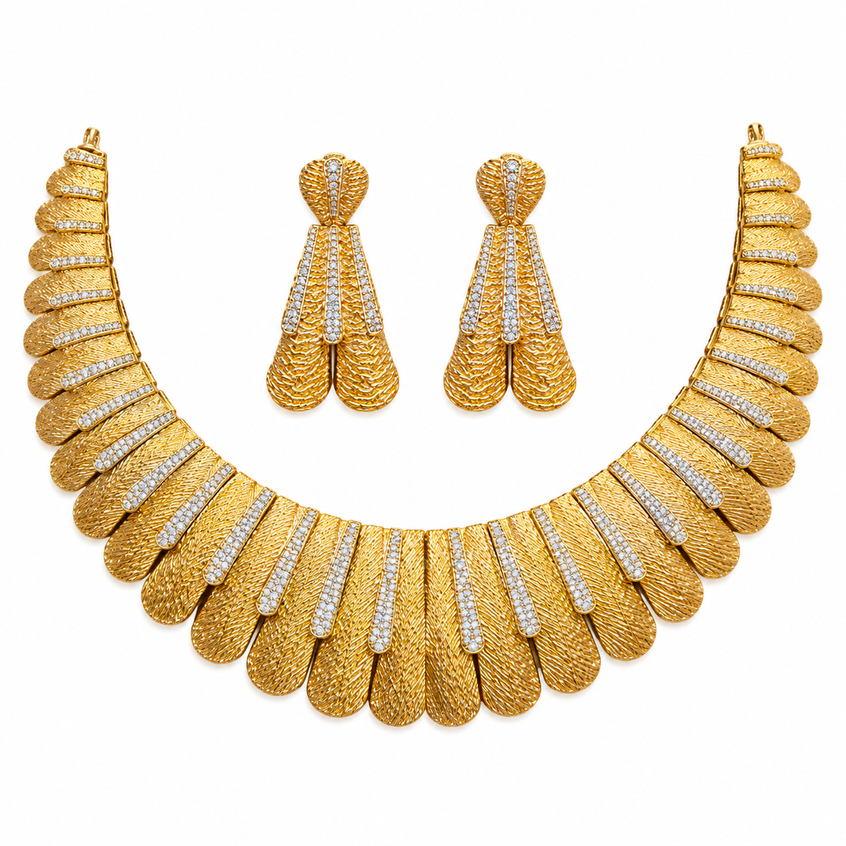 Sunehri Air Necklace Set