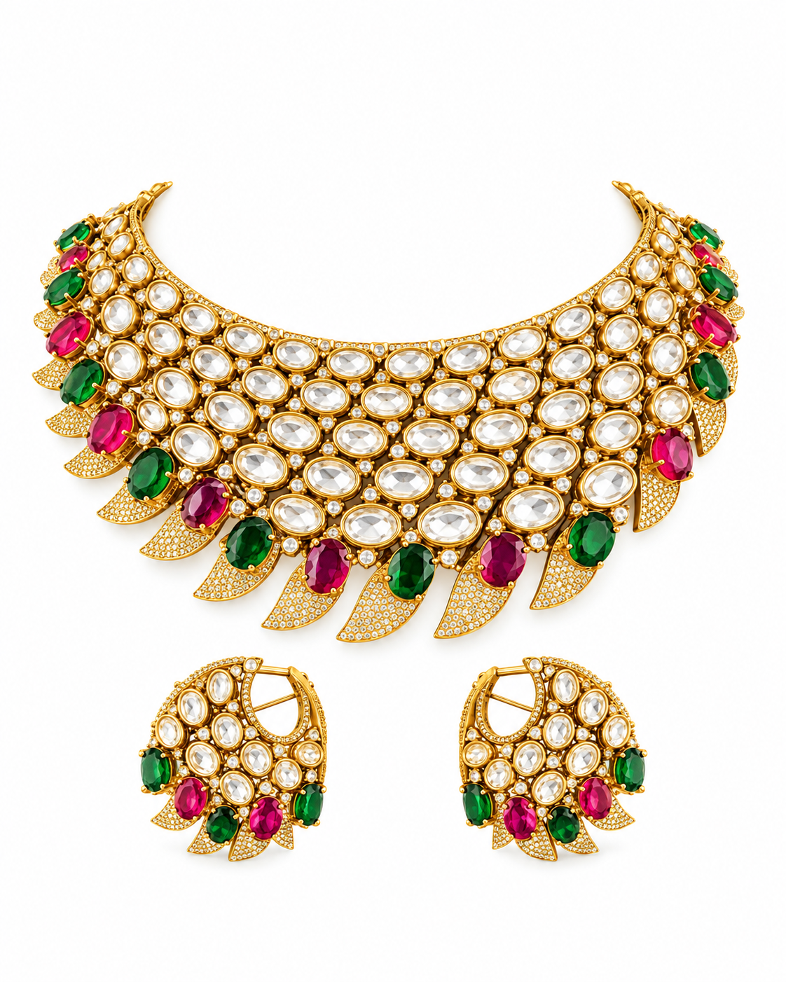 Rangrez Mirror Choker Set