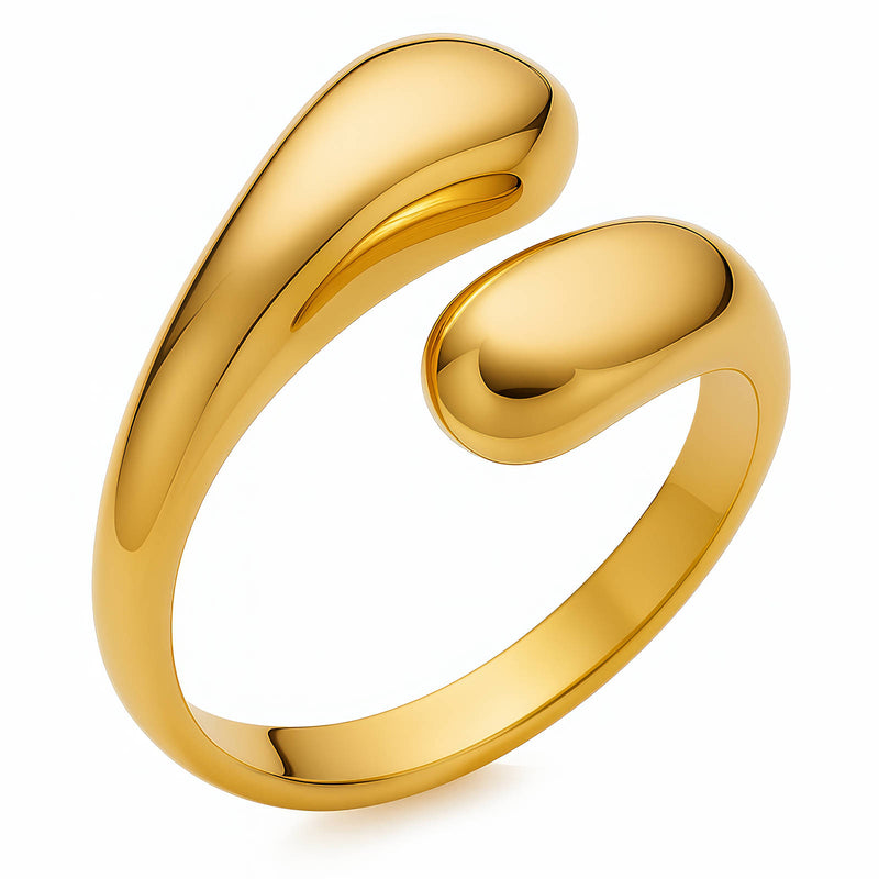 Kennedy Sculpted Wave Ring