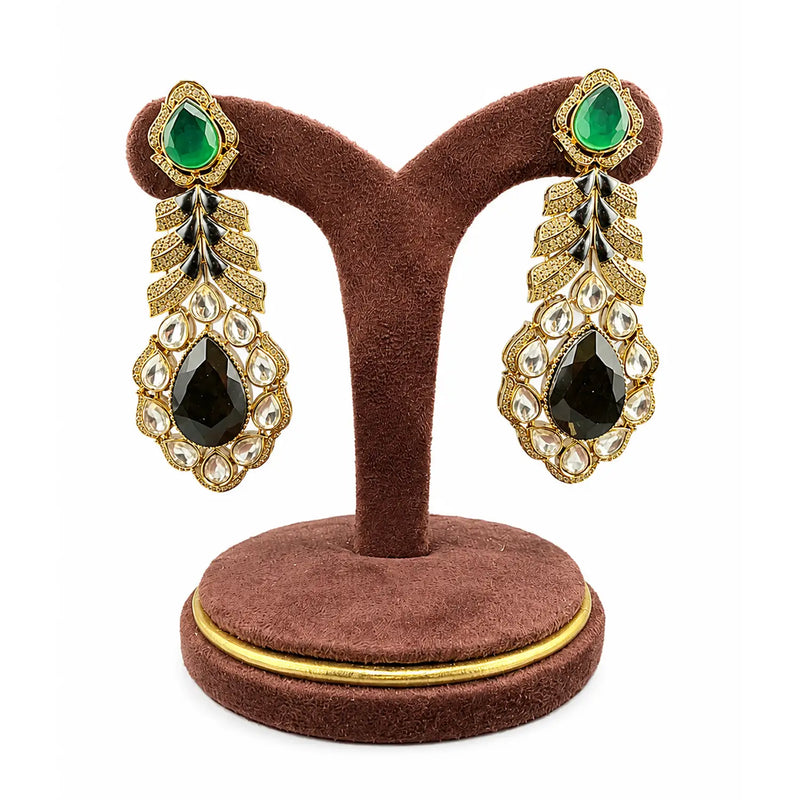 Noir Emerald Majesty Earrings