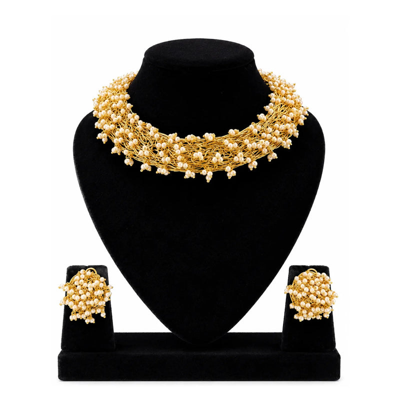 Nirma Pearl Choker Set