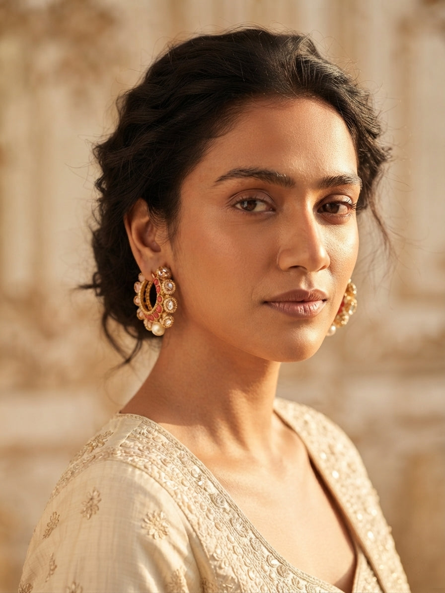 Rani Rosette Hoops