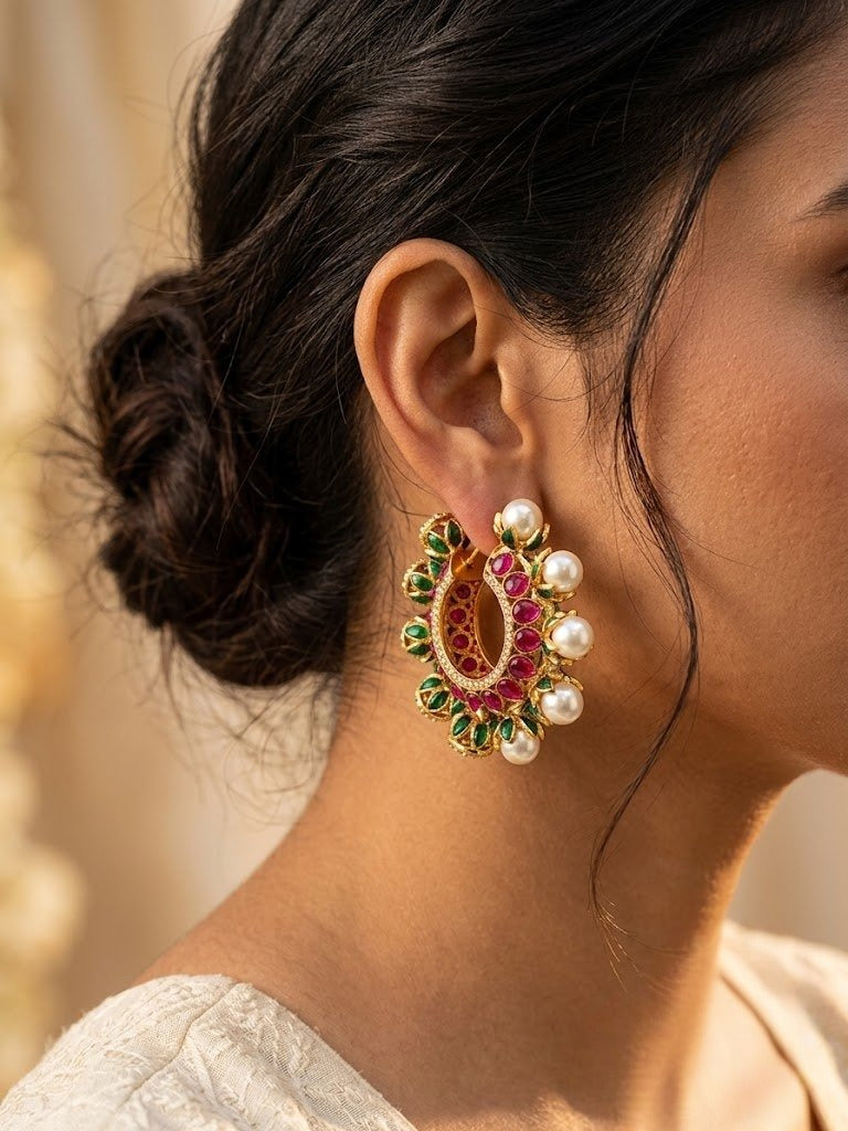 Rani Rosette Hoops