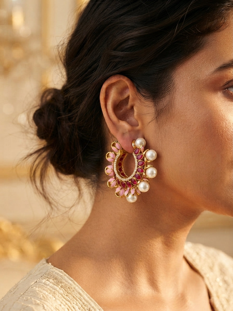 Rani Rosette Hoops