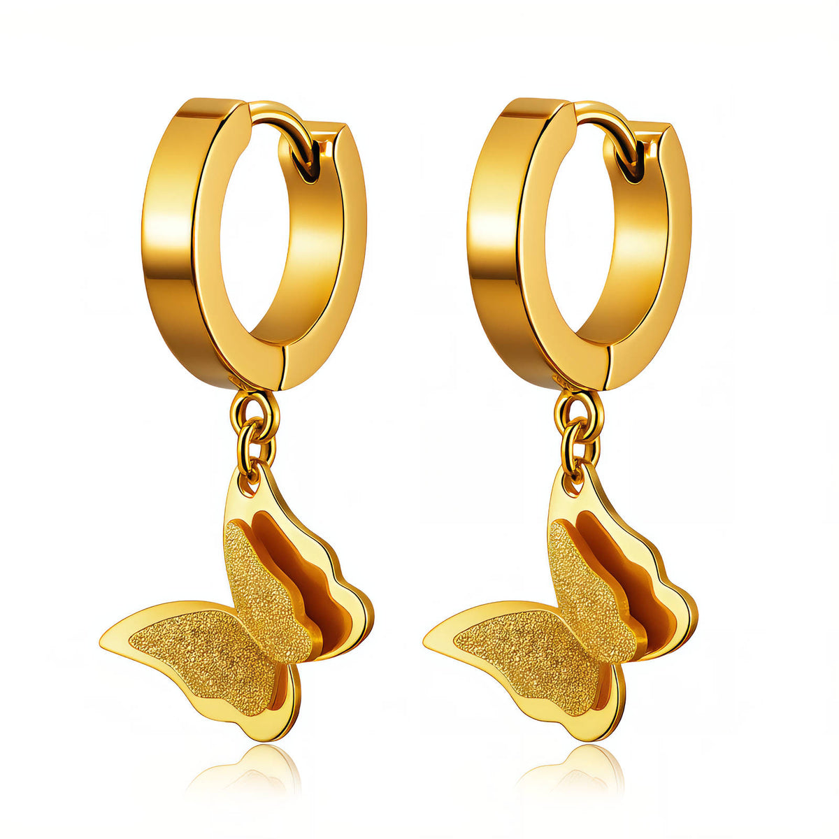 Sophia Double Butterfly Drops