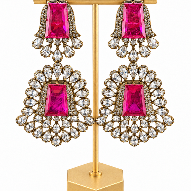 Nori Radiance Double-Drop Earrings