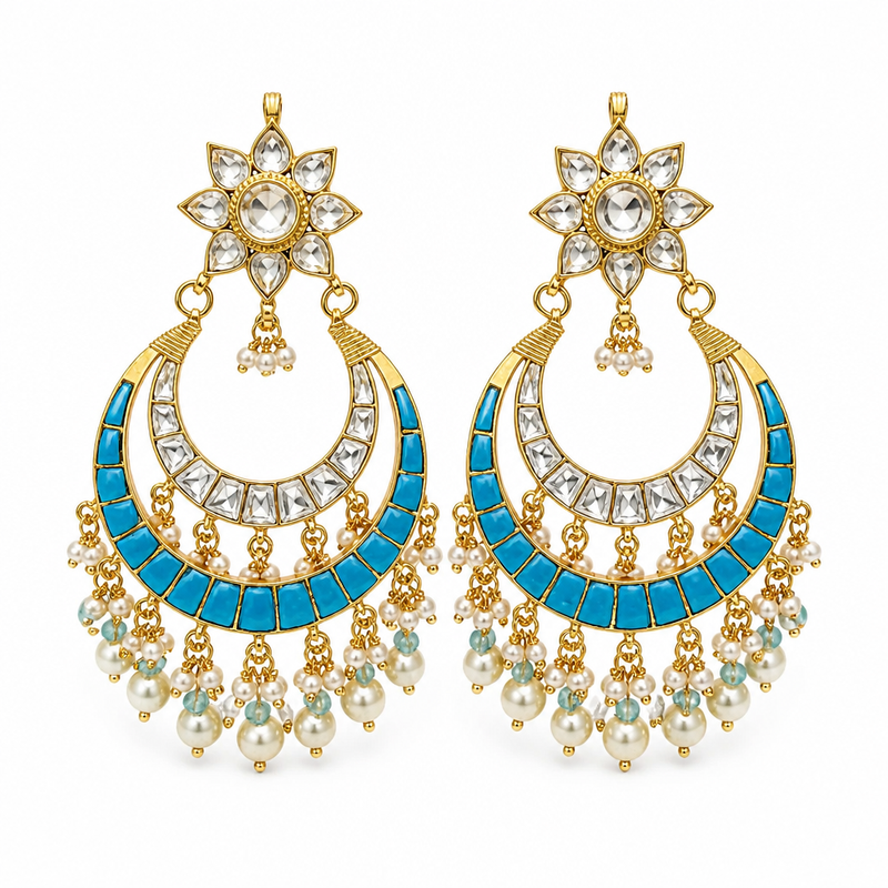 Tarini Double Halo Chandbalis