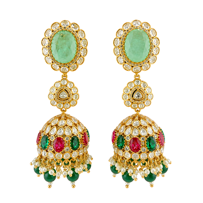 Avni Jewel Dome Jhumkis