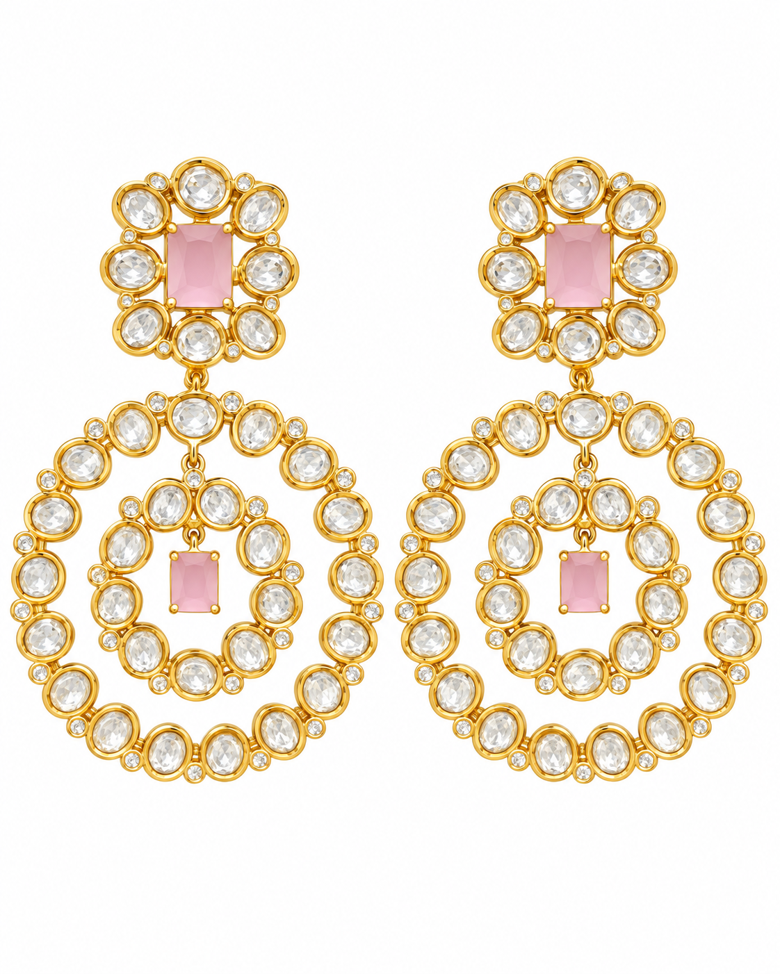 Nayra Double Halo Chandbalis