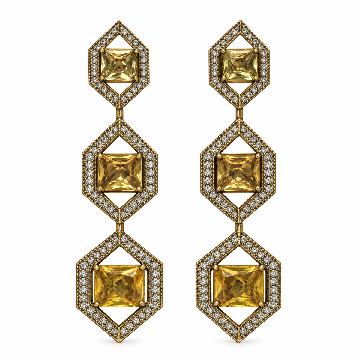 Kyra Prism Hexagon Drops