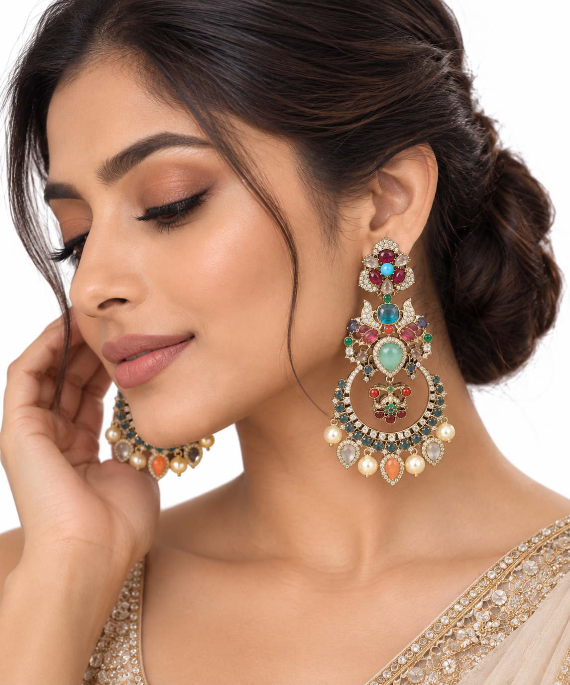 Sonal Jewel Garden Chandbalis