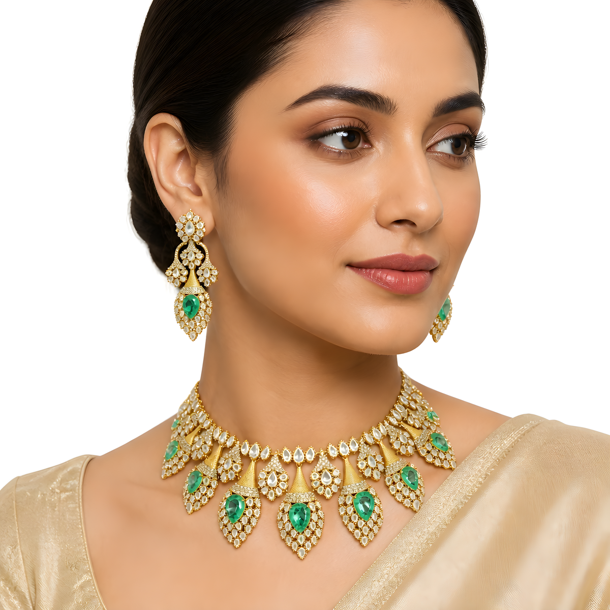 Eshana Mint Leaf Crest Set