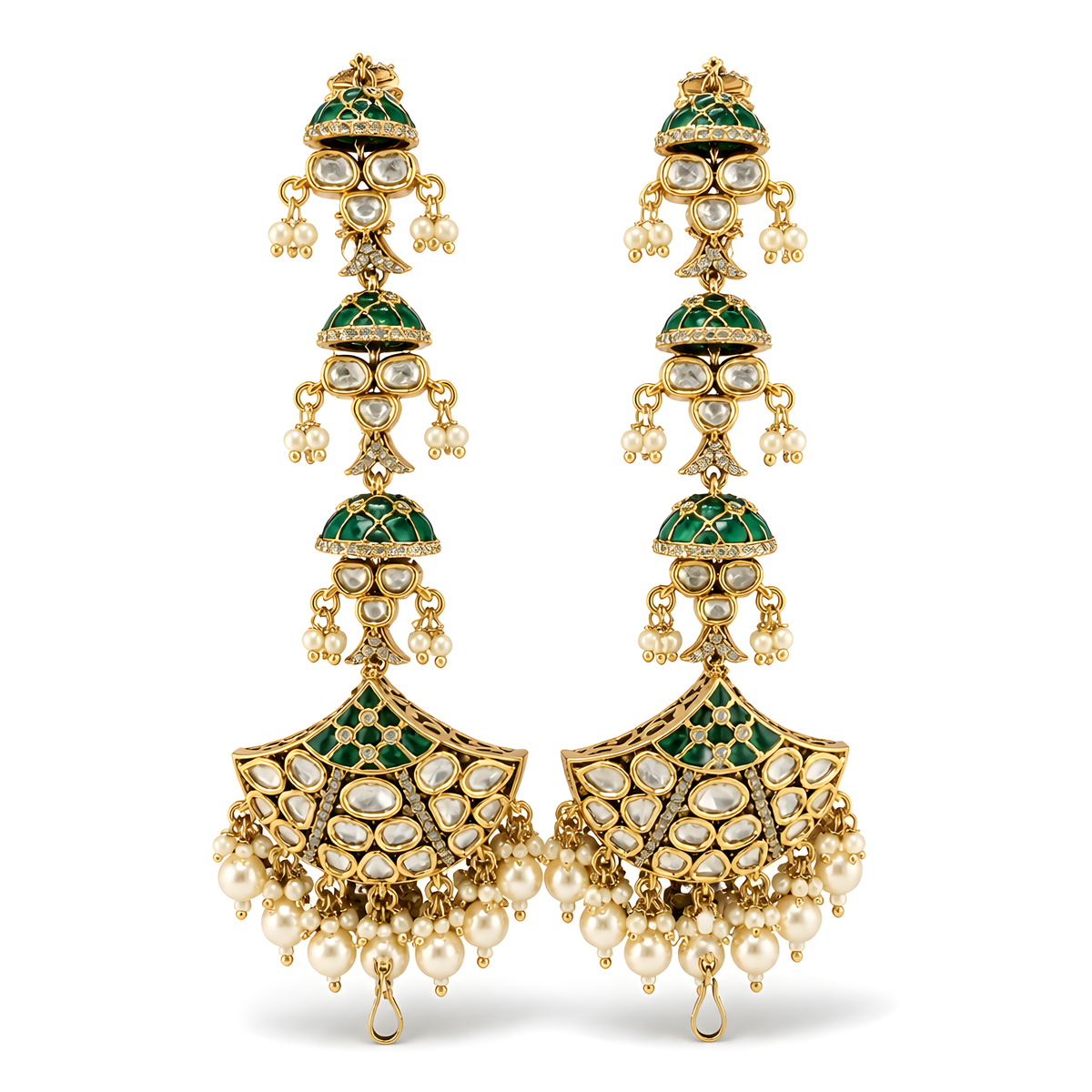 Nova Pearl Cascade Earrings