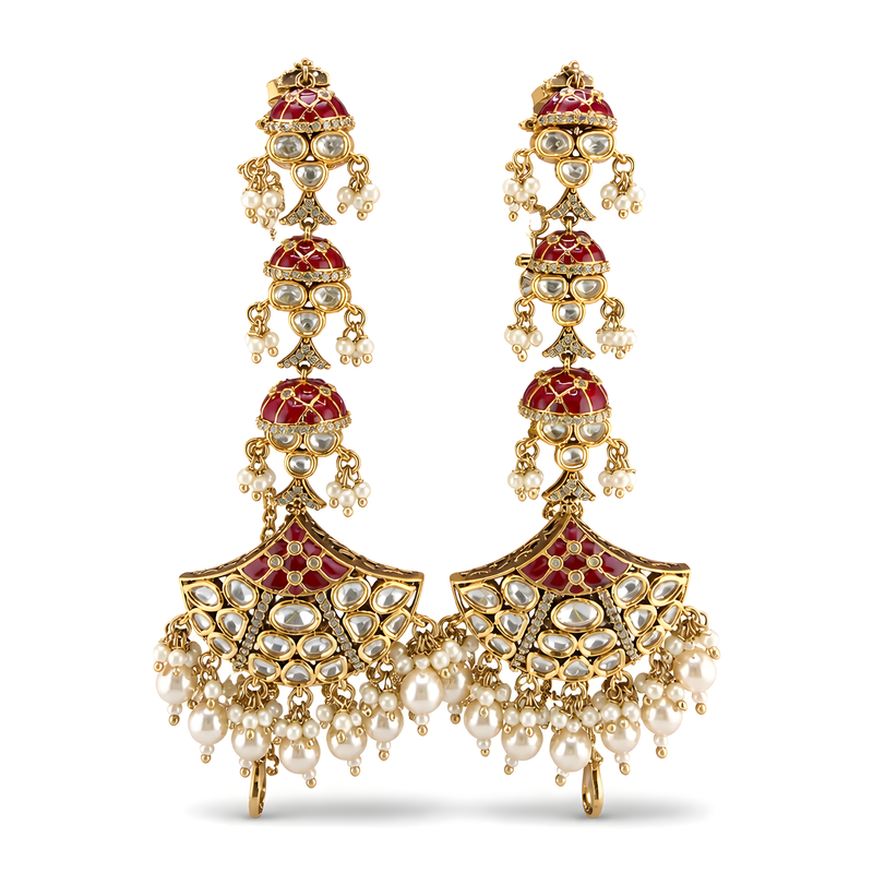 Nova Pearl Cascade Earrings