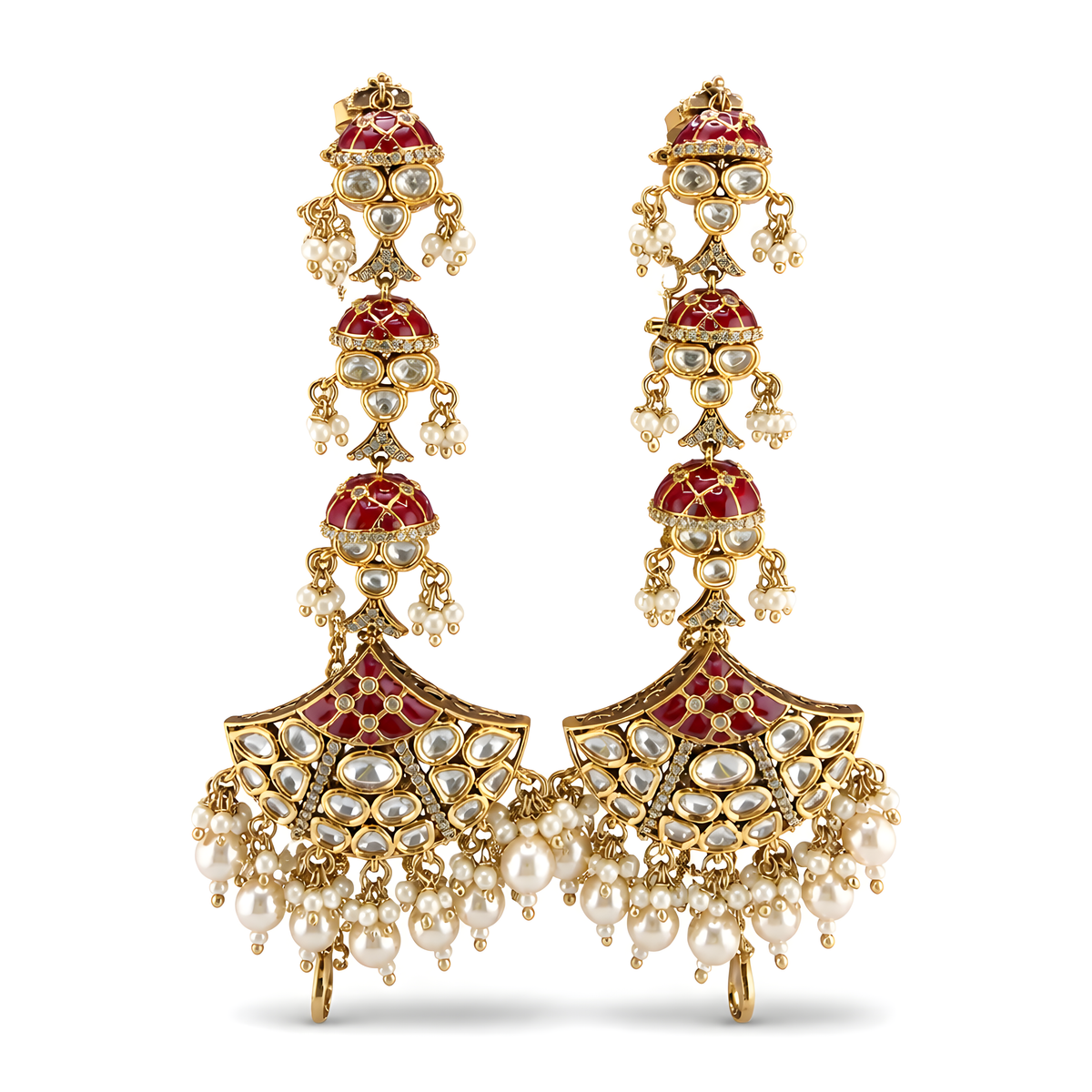 Nova Pearl Cascade Earrings