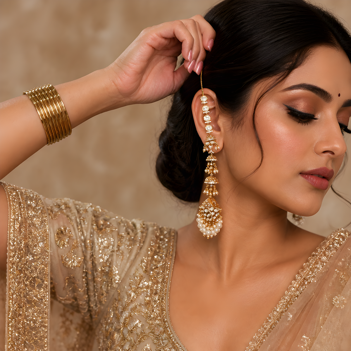Nova Pearl Cascade Earrings