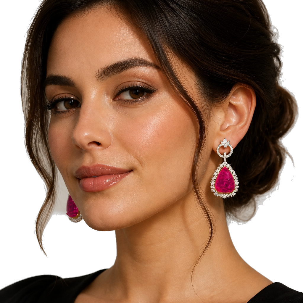 Tala Prism Halo Drop Earrings