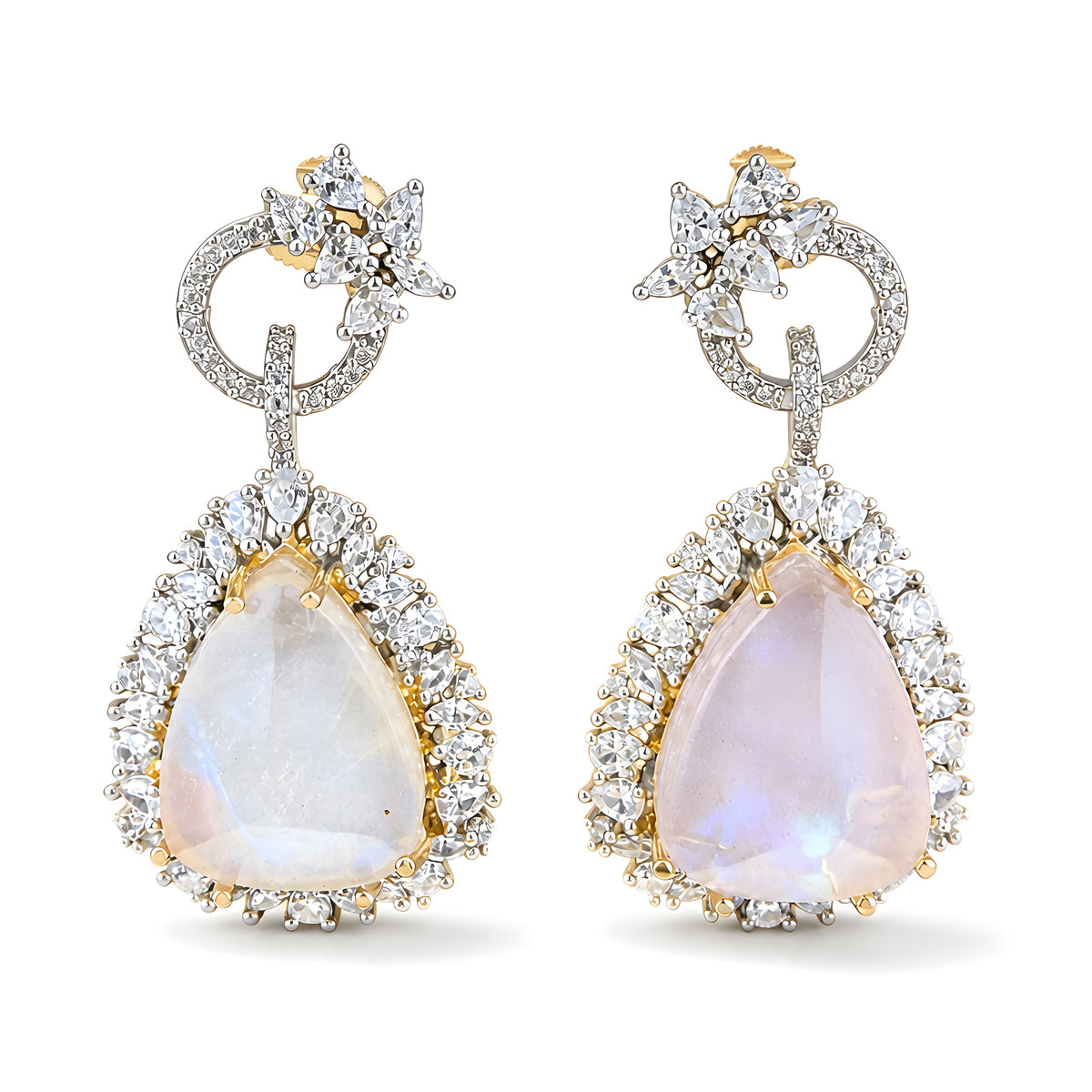 Tala Prism Halo Drop Earrings